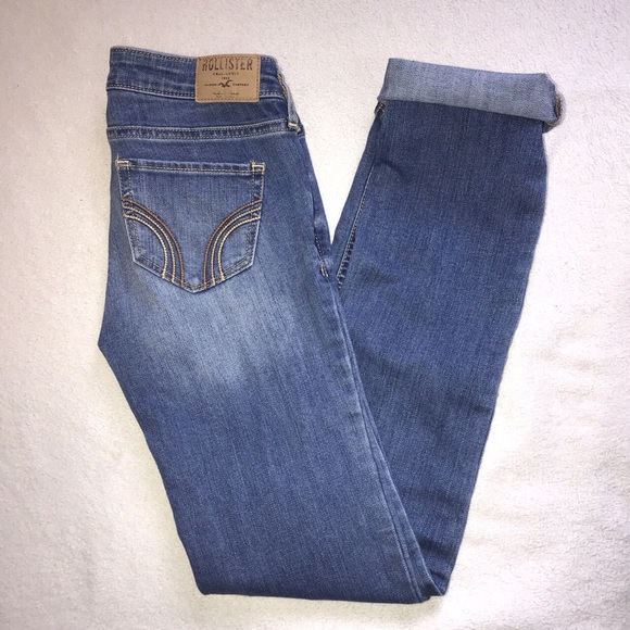 Vintage Style Light Washed Skinny Jeans - Picture 3 of 5